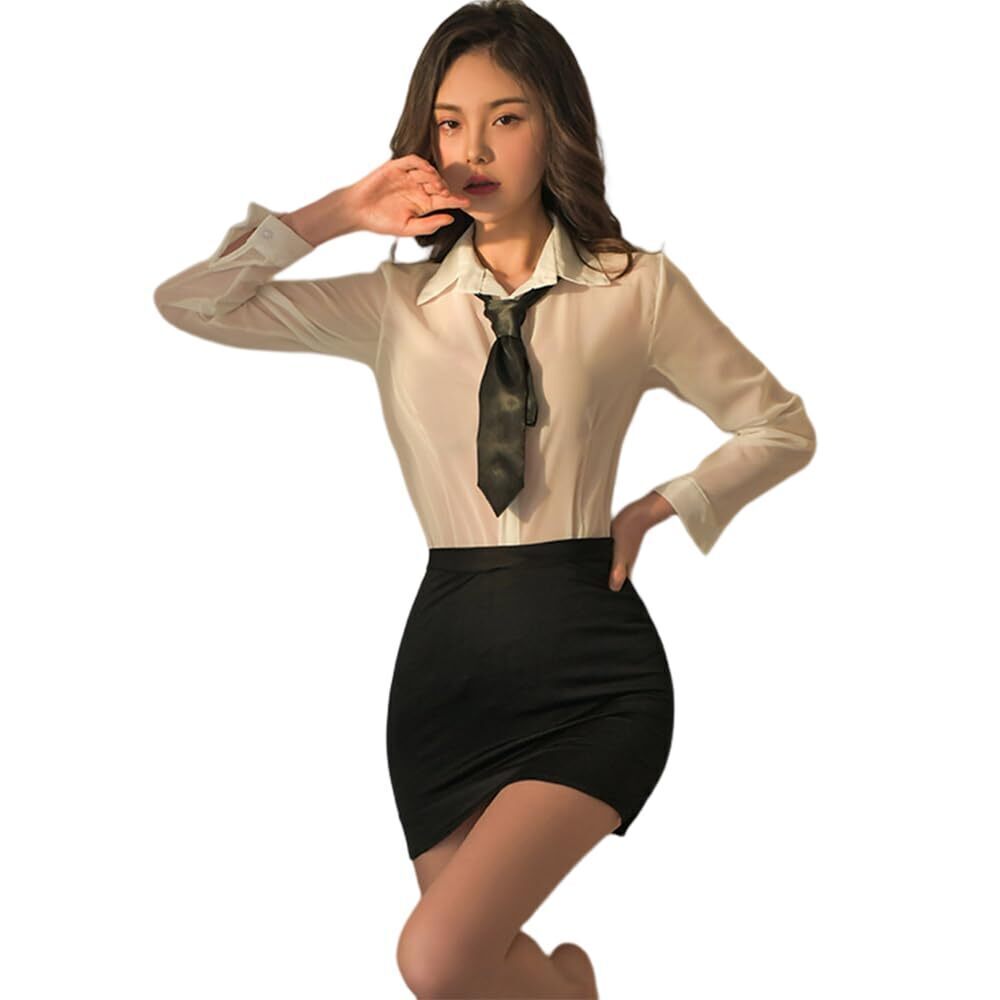 3777 cosplay French maid student dress open shift one-piece suit cartoon